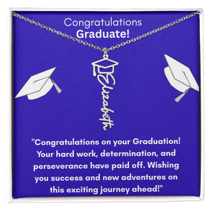 Graduation Name Necklace