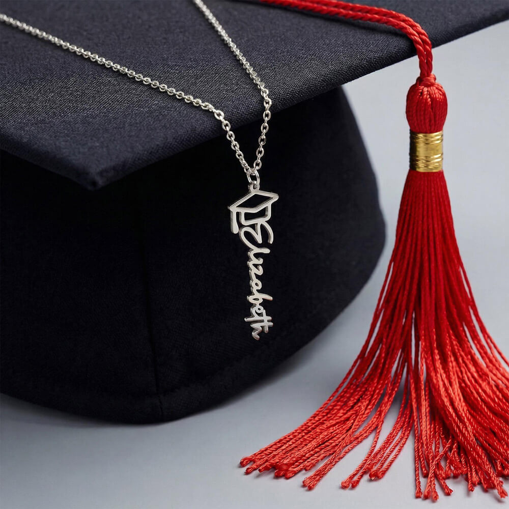 Personalized Graduation Name Necklace: A Cherished Keepsake for Remarkable Achievements
