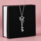 Graduation Name Necklace