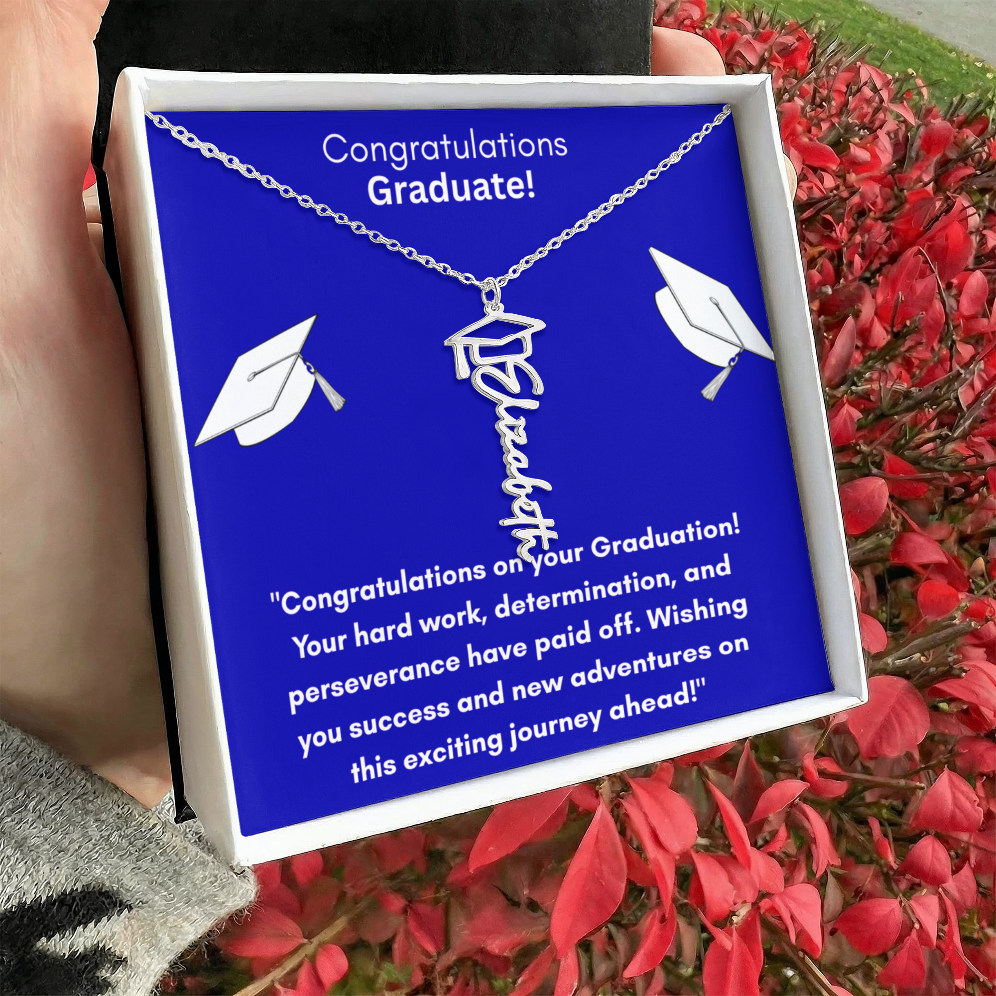 Personalized Graduation Name Necklace: A Cherished Keepsake for Remarkable Achievements