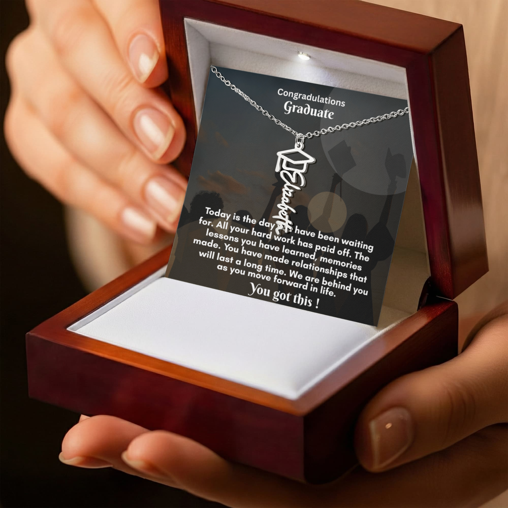 Personalized Graduation Necklace: Celebrate Achievement with a Unique Touch