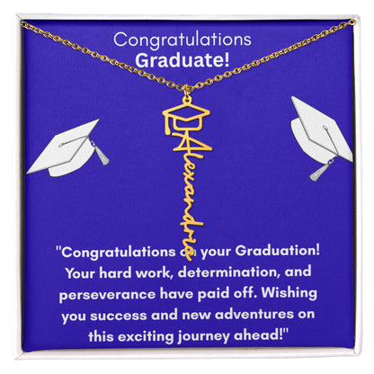 Personalized Graduation Name Necklace: A Cherished Keepsake for Remarkable Achievements