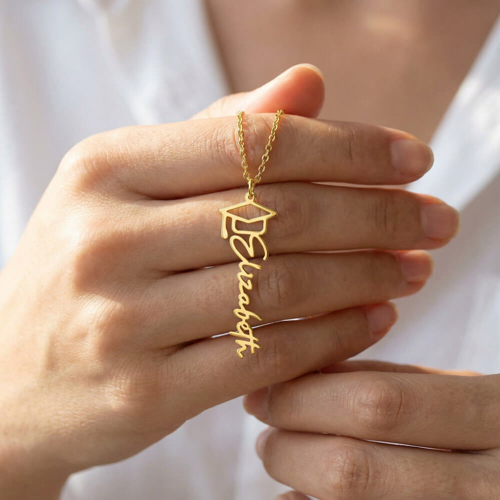 Graduation Name Necklace