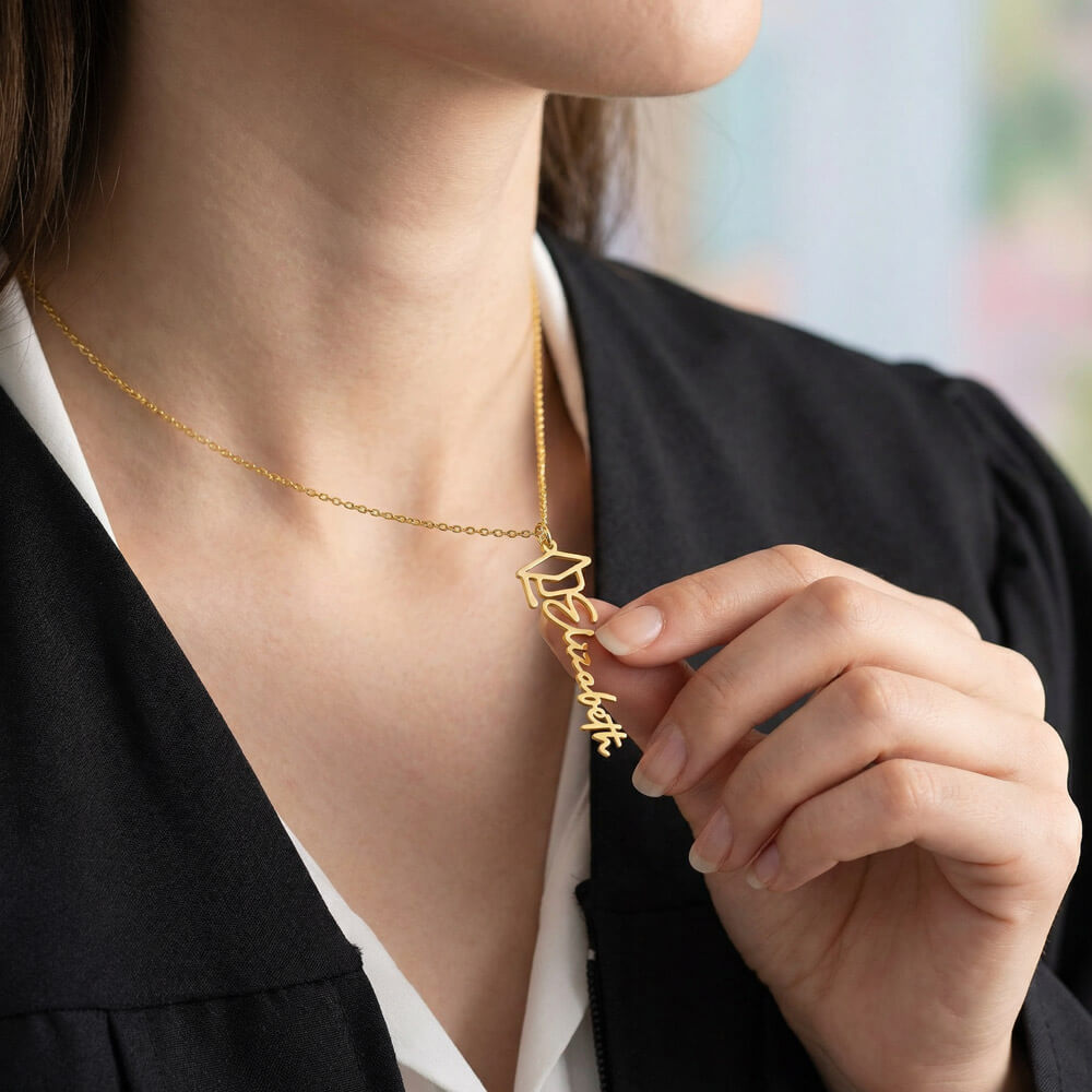 Graduation Name Necklace