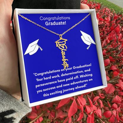 Personalized Graduation Name Necklace: A Cherished Keepsake for Remarkable Achievements