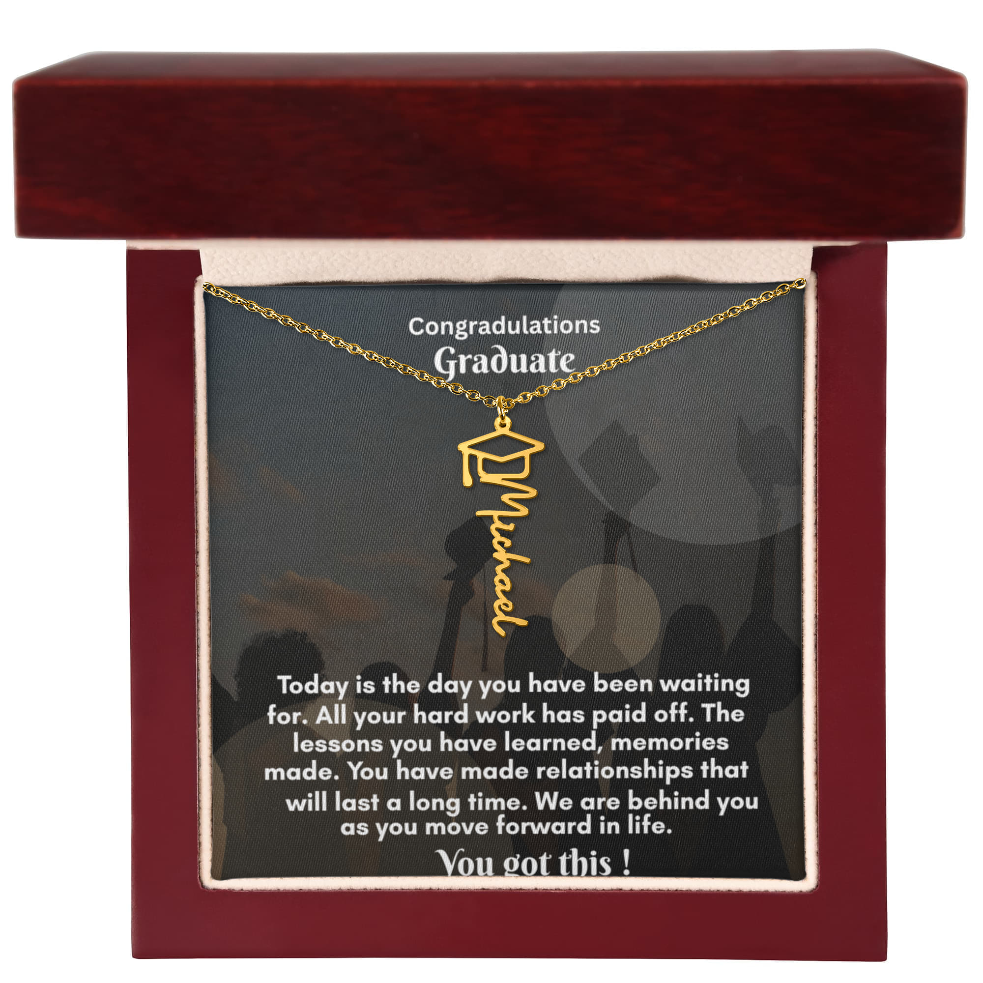 Personalized Graduation Necklace: Celebrate Achievement with a Unique Touch