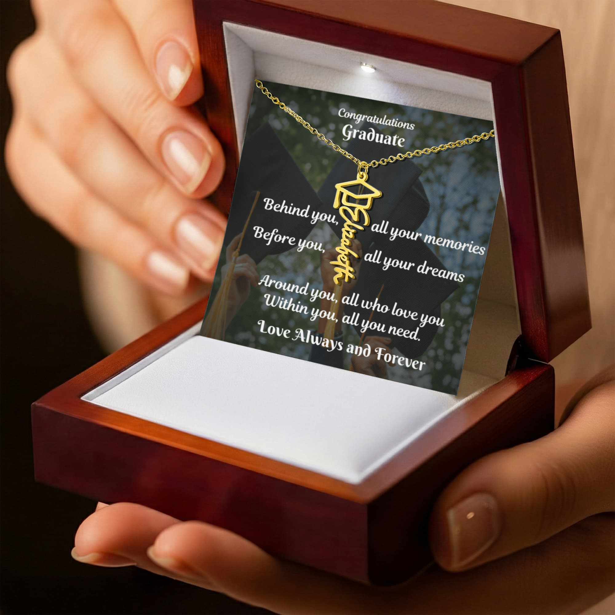 Personalized Graduation Necklace: A Cherished Keepsake for Life’s Milestones