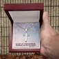 Personalized Cross with Cuban Link Chain
