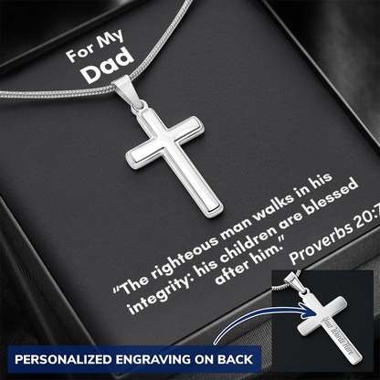 Customizable Cross Necklace for Meaningful Gift-Giving