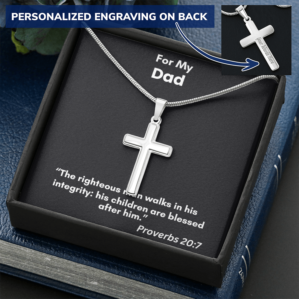 Customizable Cross Necklace for Meaningful Gift-Giving