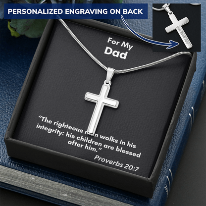 Customizable Cross Necklace for Meaningful Gift-Giving