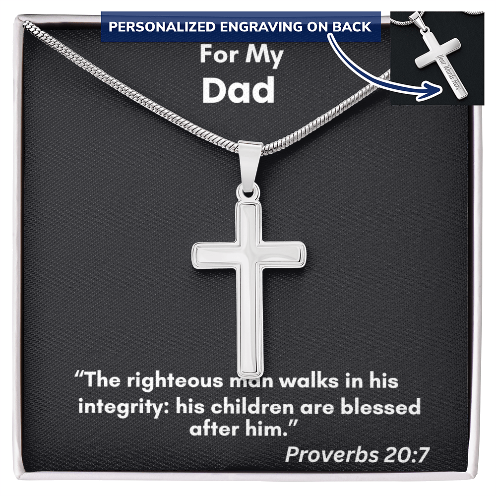 Customizable Cross Necklace for Meaningful Gift-Giving