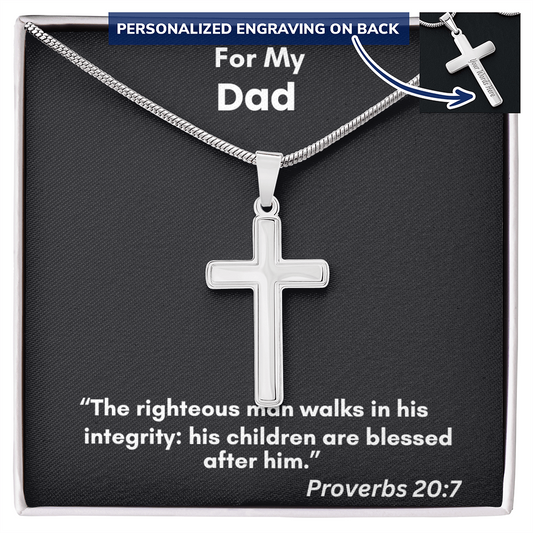 Personalized Cross Necklace