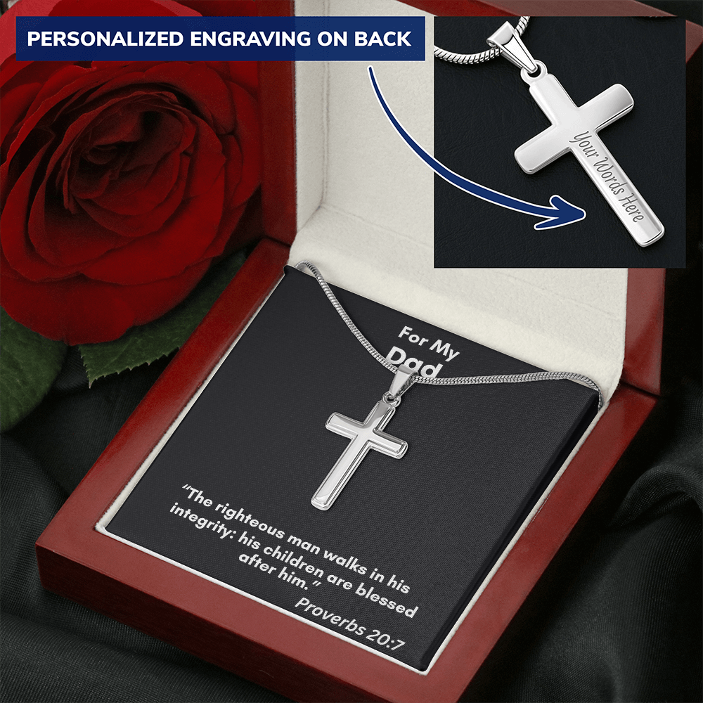 Customizable Cross Necklace for Meaningful Gift-Giving