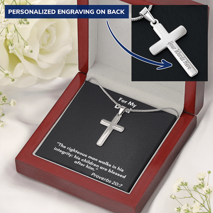 Customizable Cross Necklace for Meaningful Gift-Giving