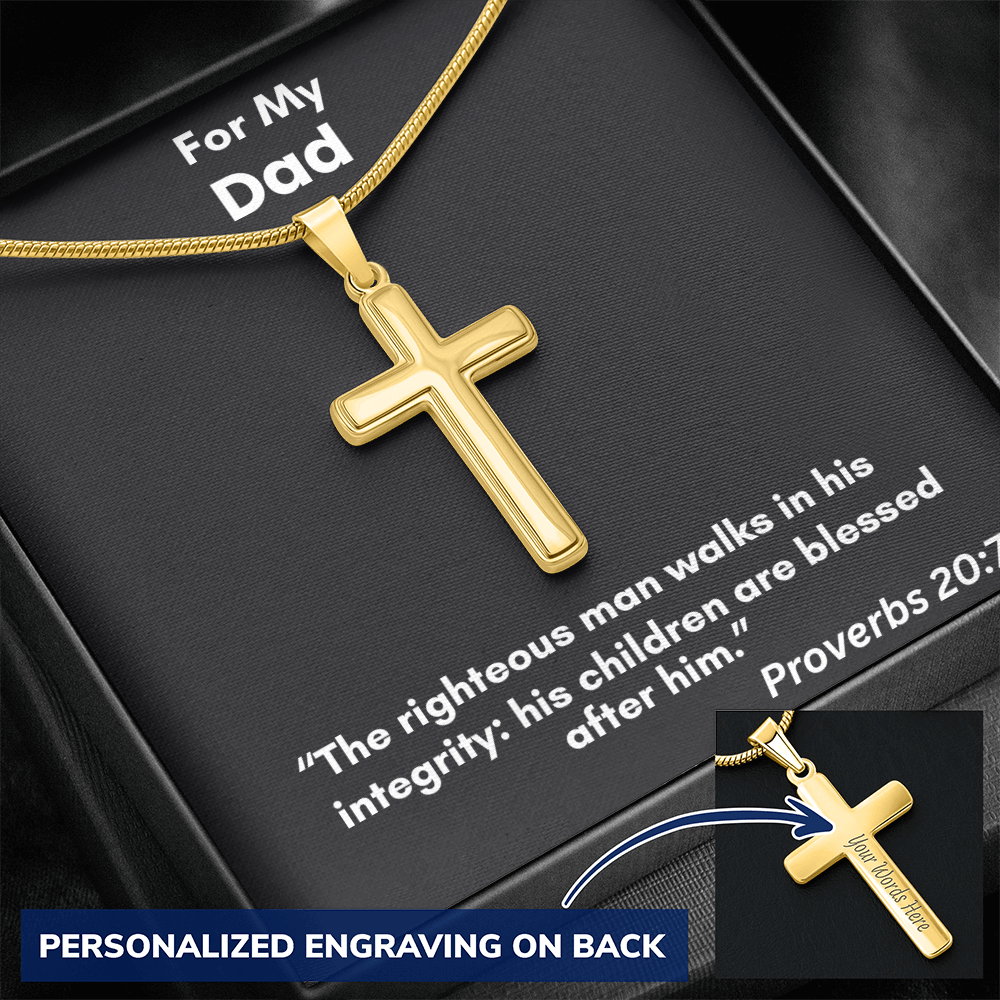 Customizable Cross Necklace for Meaningful Gift-Giving