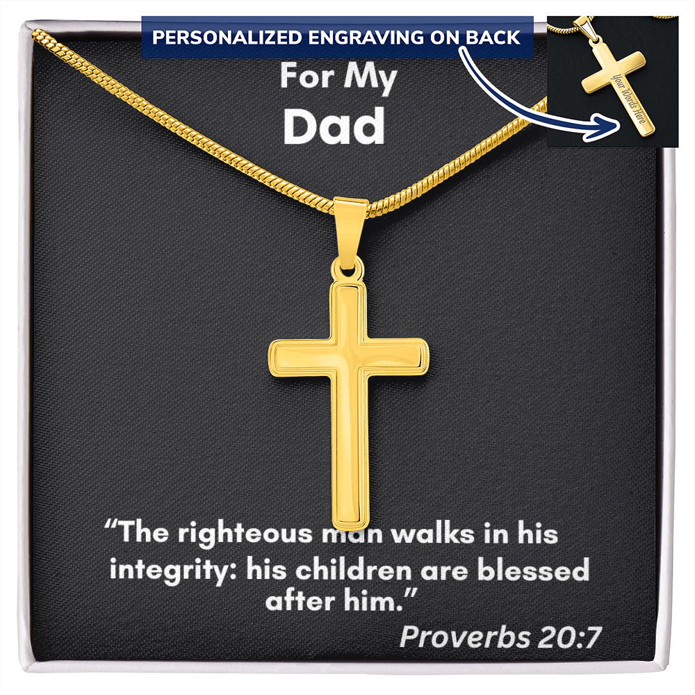 Customizable Cross Necklace for Meaningful Gift-Giving