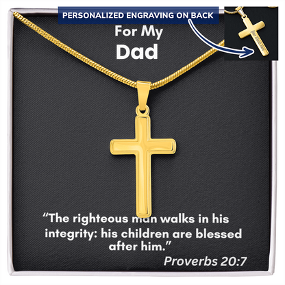 Customizable Cross Necklace for Meaningful Gift-Giving
