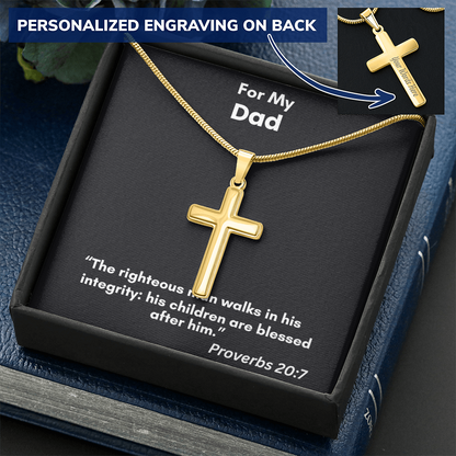 Customizable Cross Necklace for Meaningful Gift-Giving