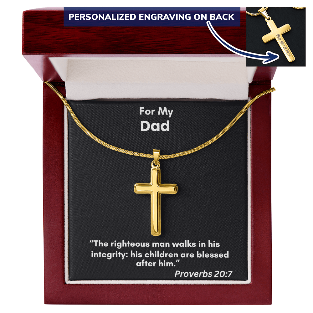 Customizable Cross Necklace for Meaningful Gift-Giving