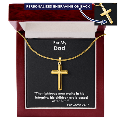 Customizable Cross Necklace for Meaningful Gift-Giving