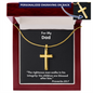 Personalized Cross Necklace
