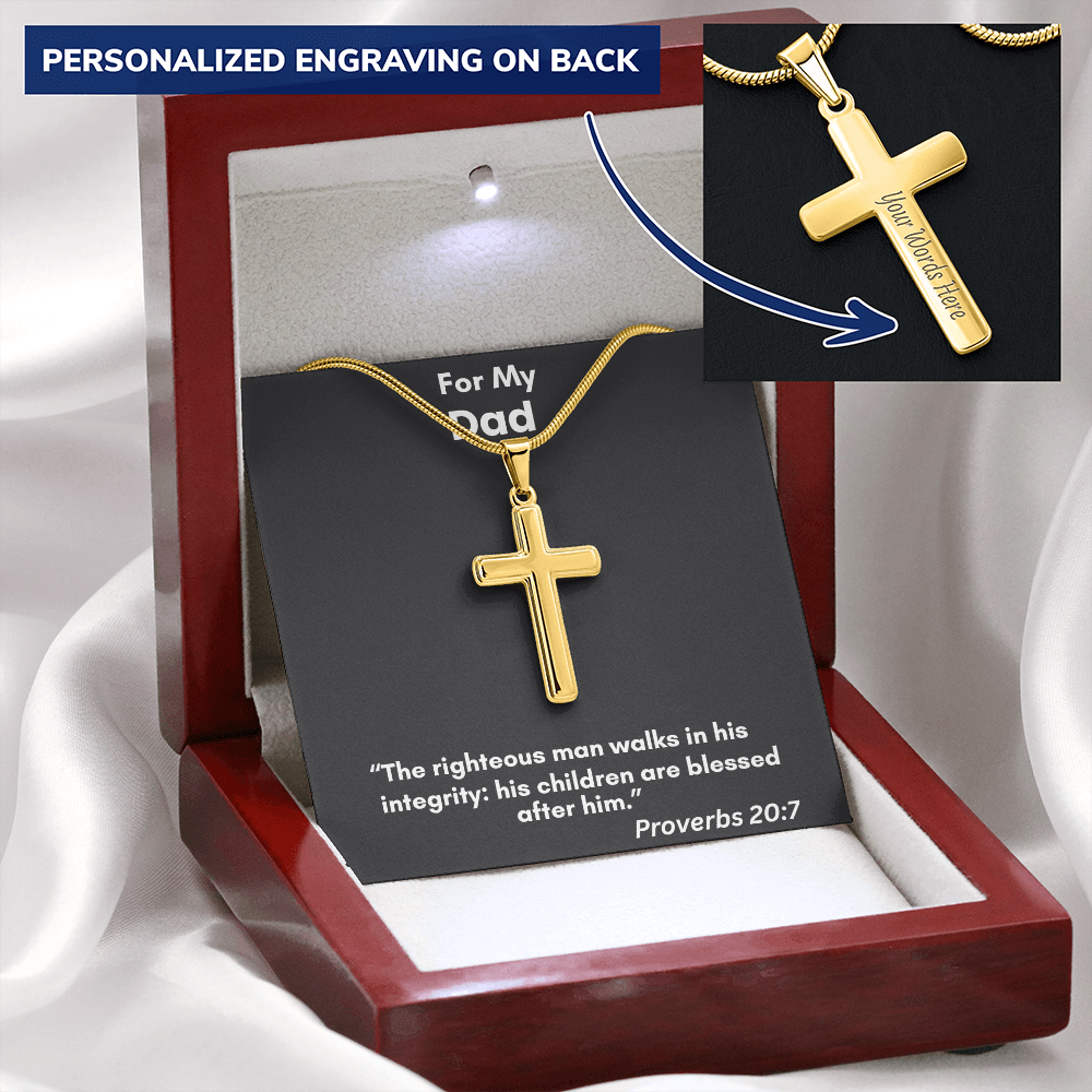 Customizable Cross Necklace for Meaningful Gift-Giving