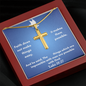 Personalized Cross Necklace    a perfect gift for Father's Day