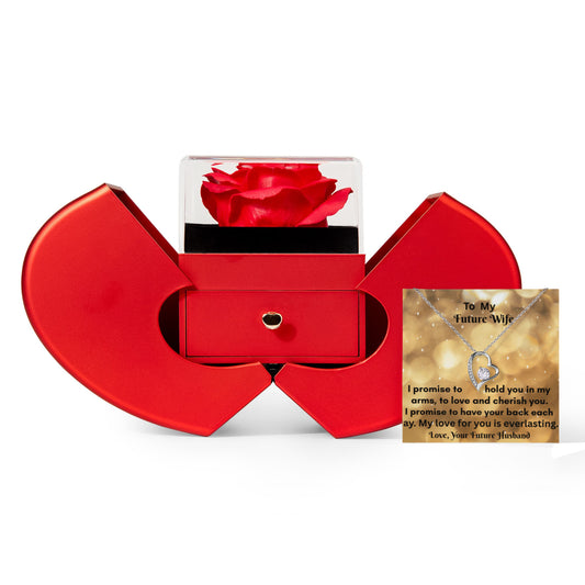 Forever Love Necklace and Heart Box gift set.