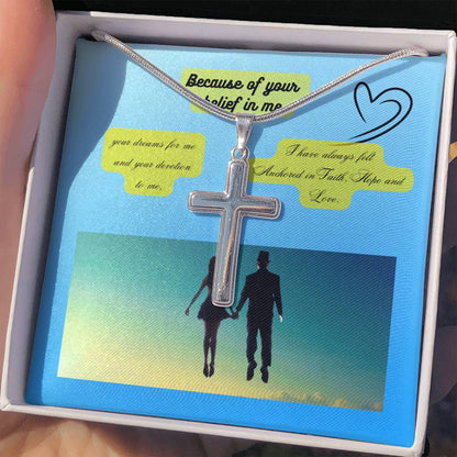 Artisan Stainless Steel Cross Necklace - Wear Your Faith in Style
