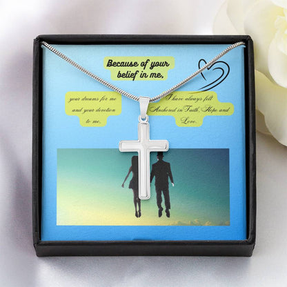 Artisan Stainless Steel Cross Necklace - Wear Your Faith in Style