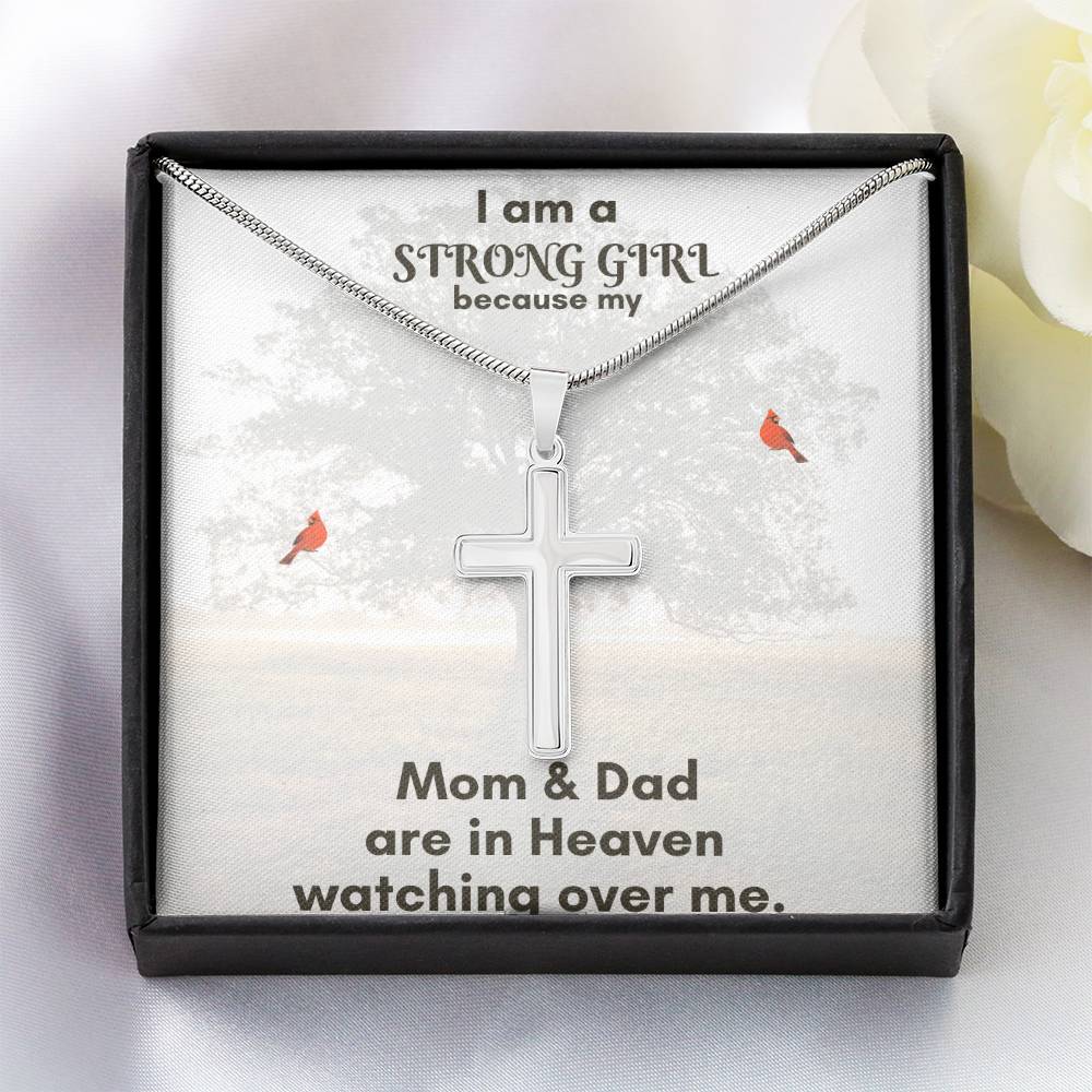 Artisan Stainless Steel Cross Necklace – Wear Your Faith with Timeless Style