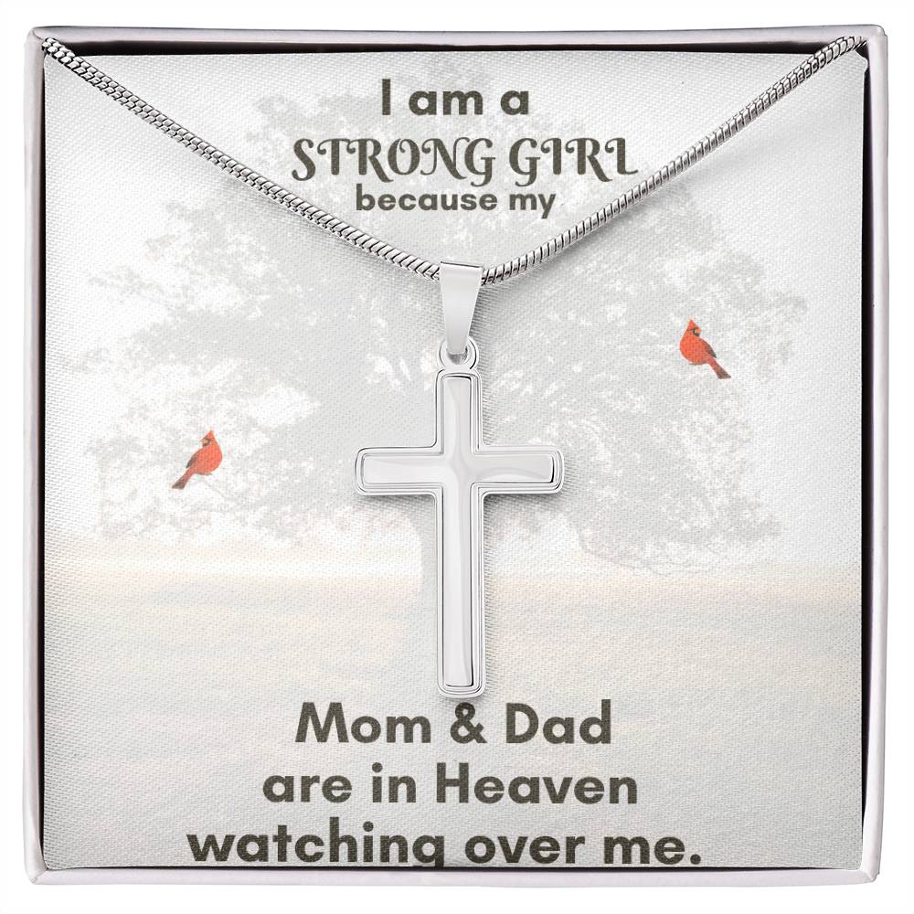 Artisan Stainless Steel Cross Necklace – Wear Your Faith with Timeless Style