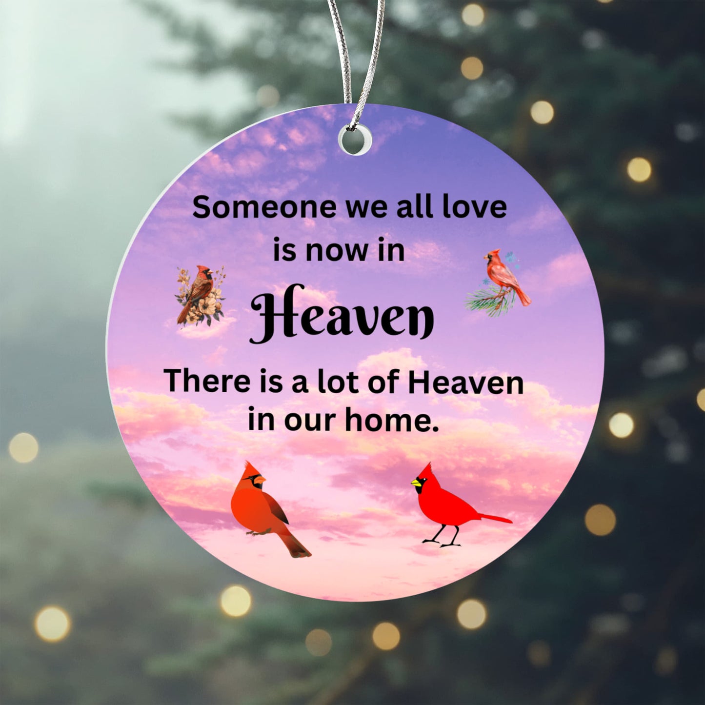 Acrylic Circle Ornament