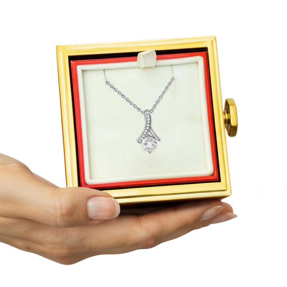 Alluring Beauty Necklace in Rotating Gift Box