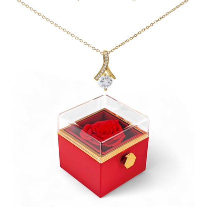 Alluring Beauty Necklace in Rotating Gift Box