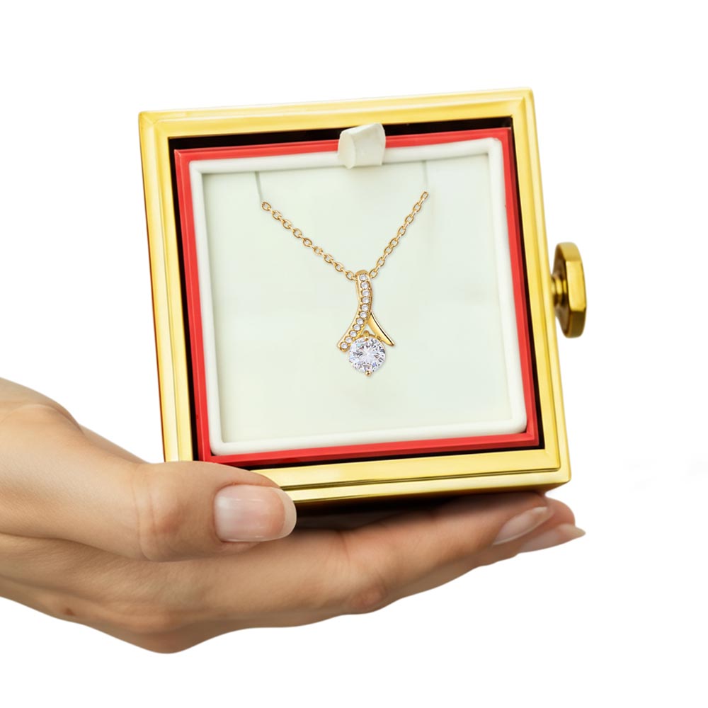 Alluring Beauty Necklace in Rotating Gift Box