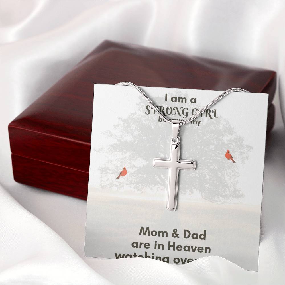 Artisan Stainless Steel Cross Necklace – Wear Your Faith with Timeless Style