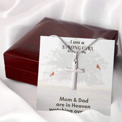 Artisan Stainless Steel Cross Necklace – Wear Your Faith with Timeless Style