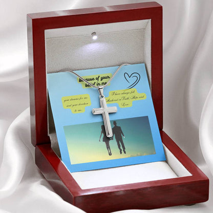 Artisan Stainless Steel Cross Necklace - Wear Your Faith in Style