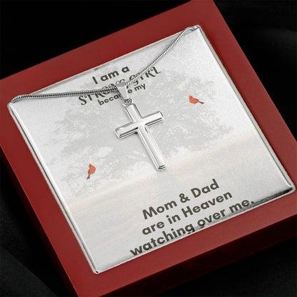 Artisan Stainless Steel Cross Necklace – Wear Your Faith with Timeless Style