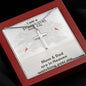 Artisan-crafted Stainless Steel Cross Necklace