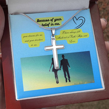 Artisan Stainless Steel Cross Necklace - Wear Your Faith in Style