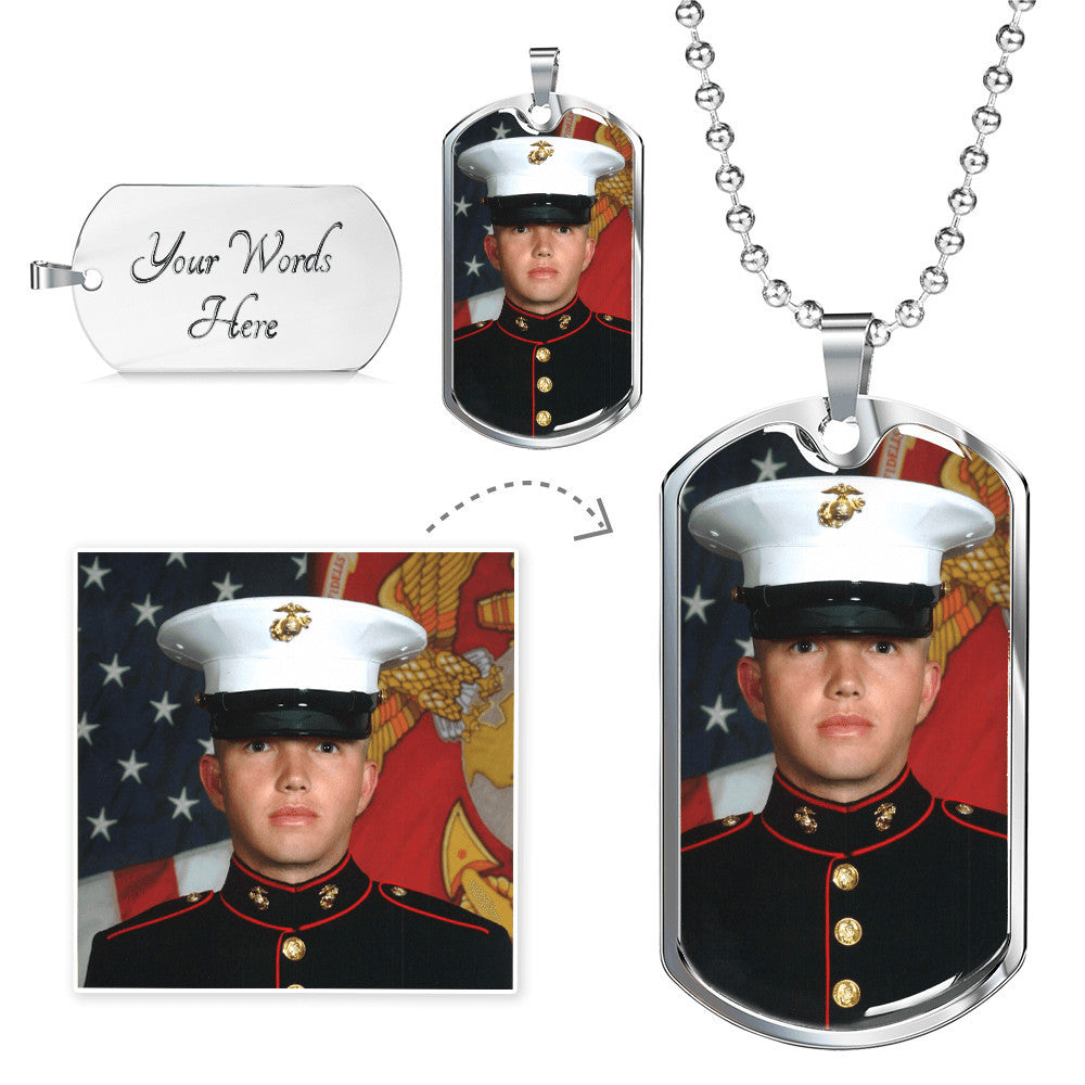 Personalized Dog Tag Necklace for Cherished Memories