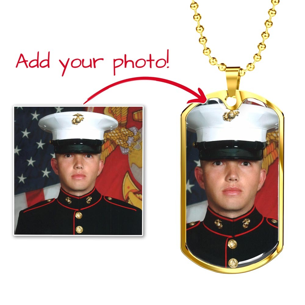 Personalized Dog Tag Necklace for Cherished Memories