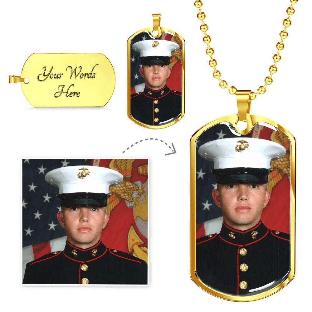 Personalized Dog Tag Necklace for Cherished Memories