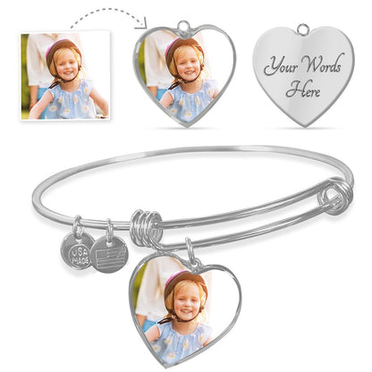 Luxury Heart Bangle Baglet