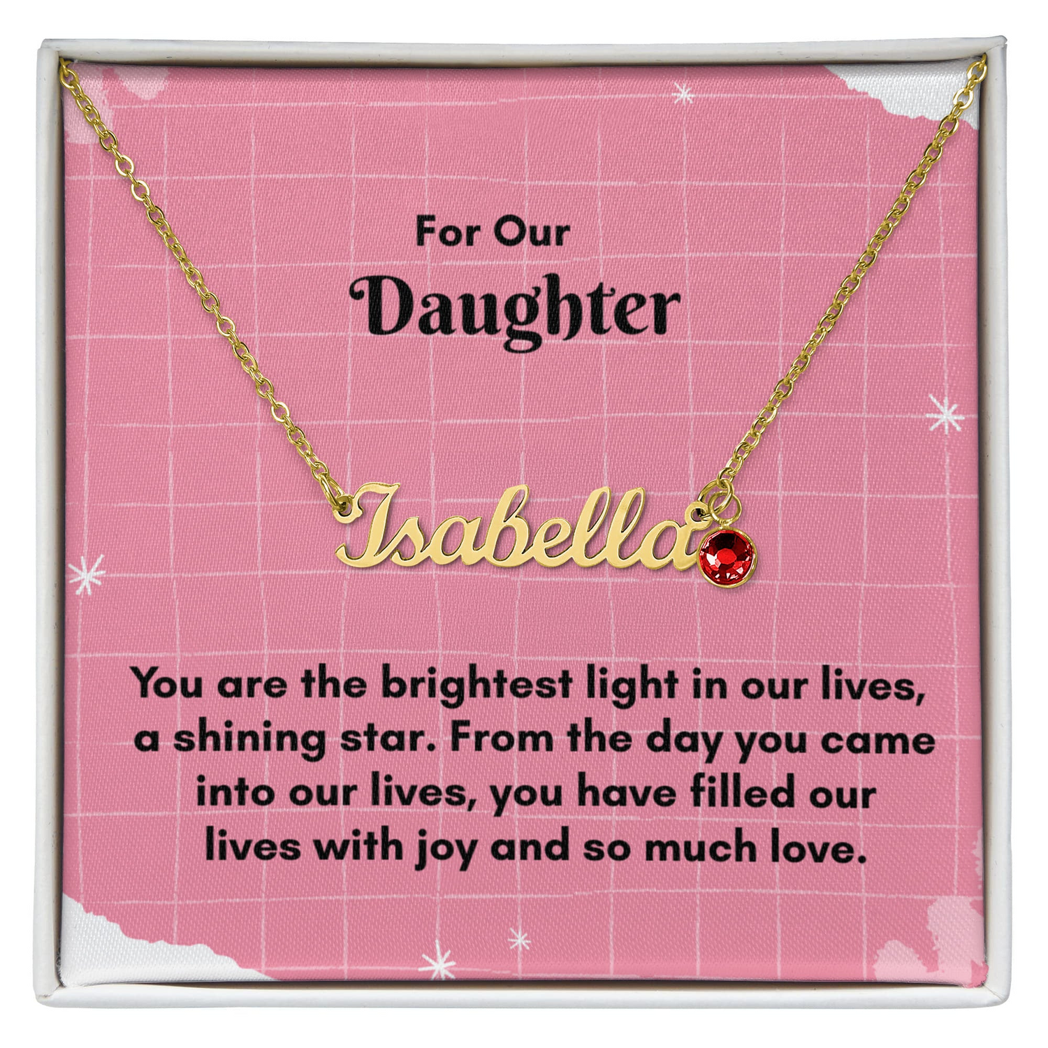 Personalized Name Necklace with Birthstone: A Unique Gift for Every Occasion